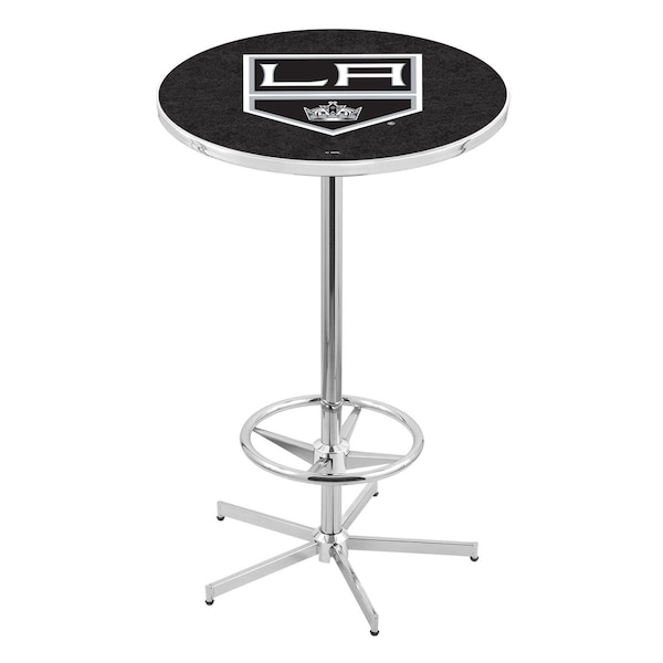 42" Chrome Los Angeles Kings Pub Table